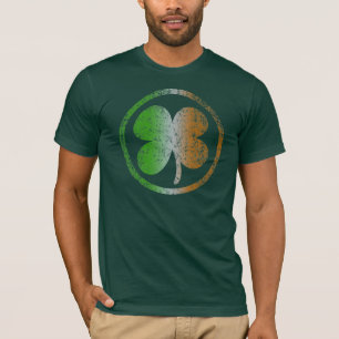 T-shirt Le shamrock irlandais se fanent