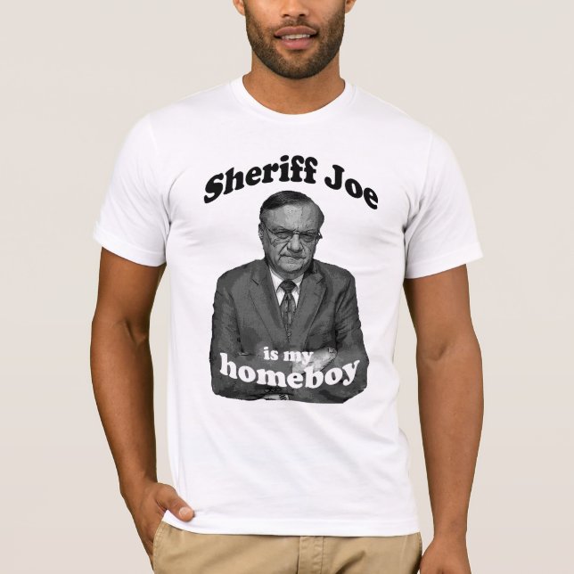 T-shirt Le shérif Joe est mon Homeboy 1 (Devant)