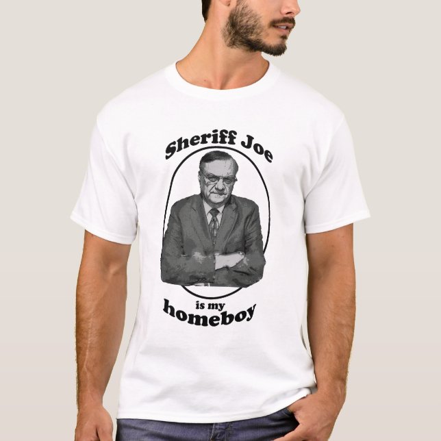 T-shirt Le shérif Joe est mon Homeboy 2 (Devant)