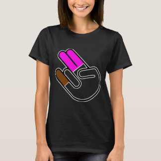 T-shirt Le Shocker Deux Dans Le Rose Dans Le