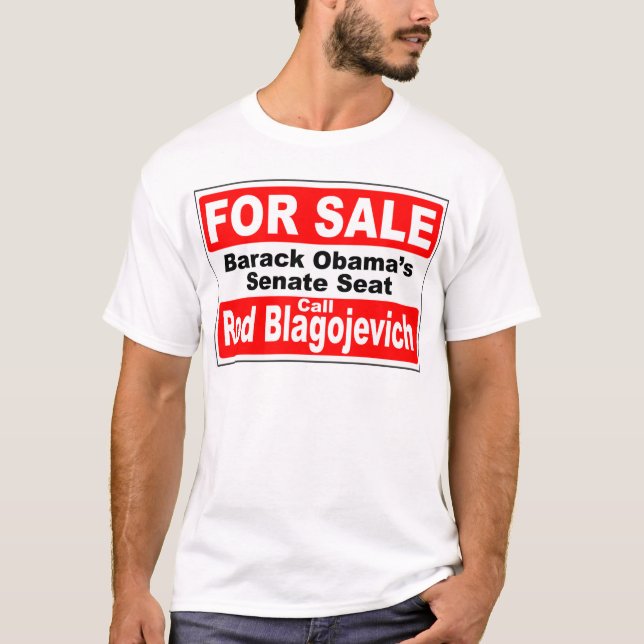 T-shirt Le siège du Sénat d'Obama à vendre (Devant)