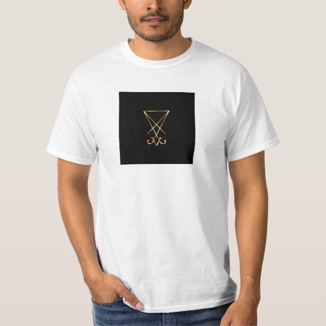 T-shirt Le sigil d'or de Lucifer (Devant)