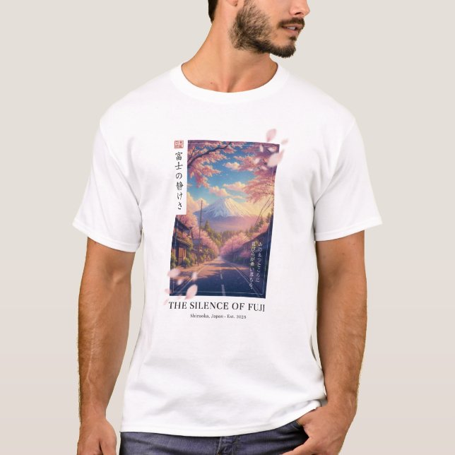 T-shirt Le silence du Fuji (Devant)
