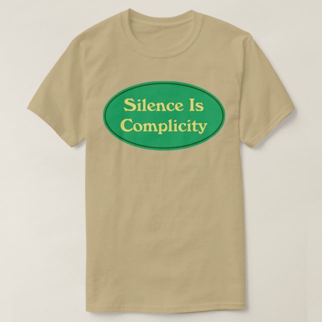 T-shirt Le silence est complexe5 (Design devant)