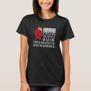 T-shirt Le silence est le perroquet doré I l'aile verte Ma