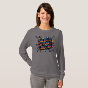 T-shirt Le silence parle plus fort