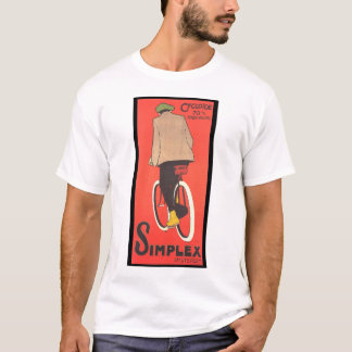 T-shirt Le simplex va à vélo la chemise 1907 d'Amsterdam