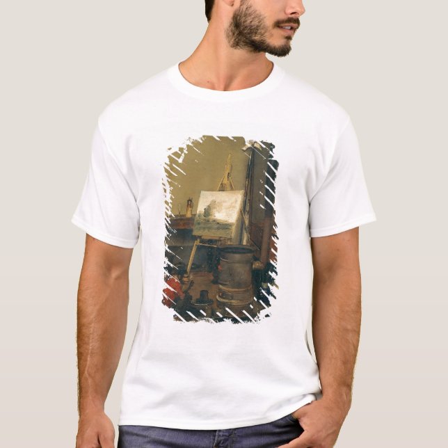 T-shirt Le singe du peintre (Devant)