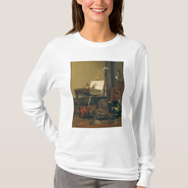 T-shirt Le singe du peintre (Devant)