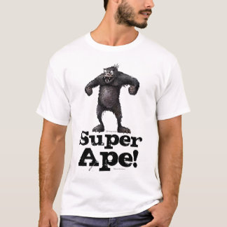 T-shirt Le singe fait sur commande des hommes drôles de