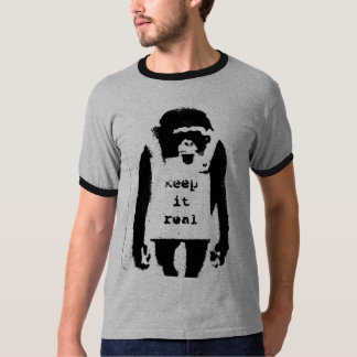 T-shirt Le SINGE INDIQUE LE MAINTIENNENT vrai