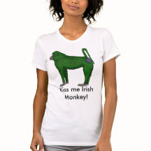 Le singe IRLANDAIS, m'embrassent singe irlandais !