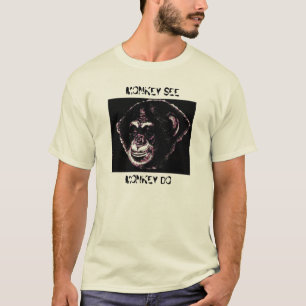 T-SHIRT LE SINGE VOIENT, SINGE FONT