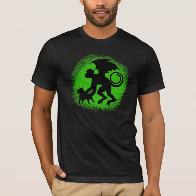 T-shirt Le singe volant avec Toto (Devant)