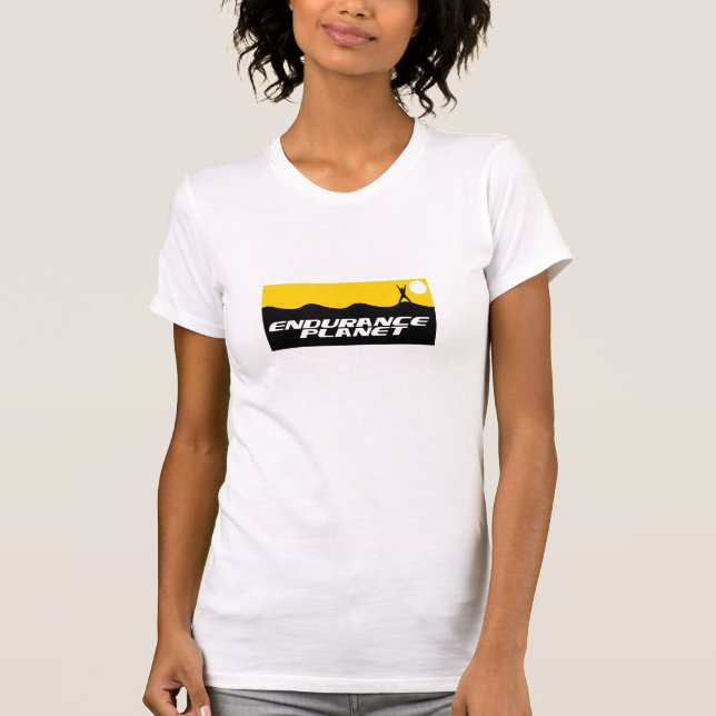 T-shirt Le singulet des femmes de Micro-Fibre de planète (Devant)