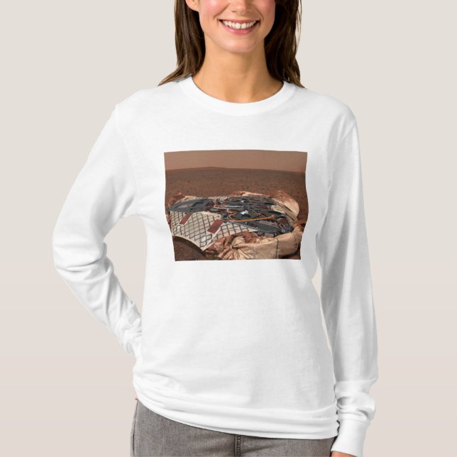 T-shirt Le site d'atterrissage du rover (Devant)