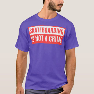 T-shirt Le Skate N'Est Pas Un Crime 1