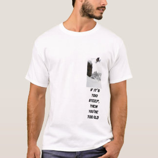 T-shirt le ski, s'il est trop raide, puis vous sont trop