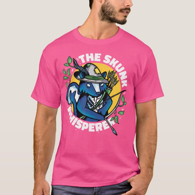 T-shirt Le Skunk Whisperer (Devant)