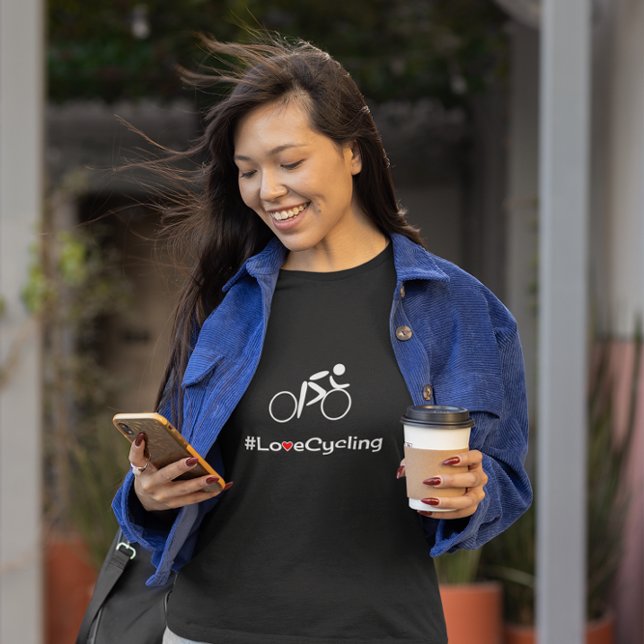 T-shirt Le slogan de Love Cyclist (Créateur téléchargé)