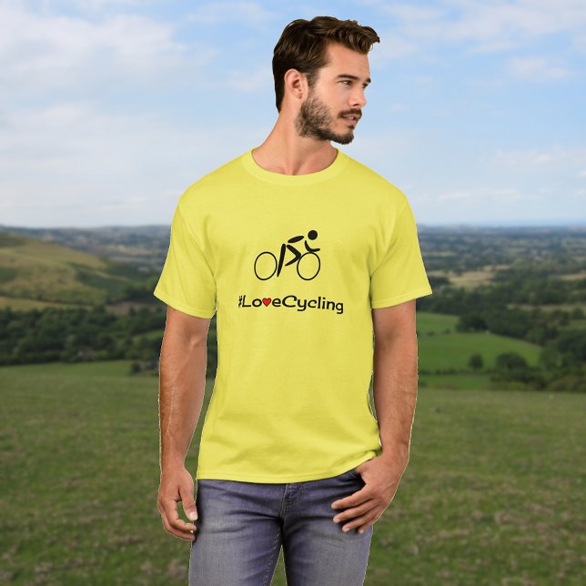 T-shirt Le slogan de Love Cyclist (Créateur téléchargé)