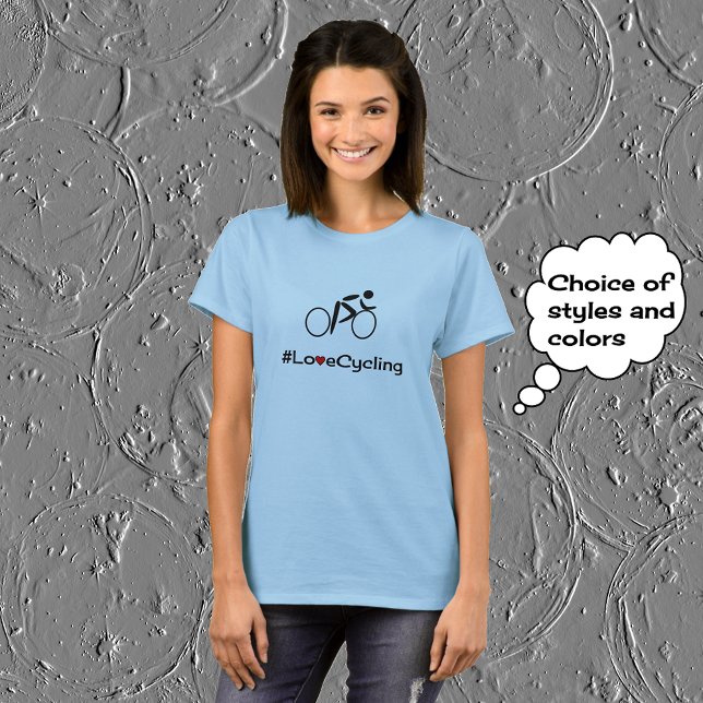 T-shirt Le slogan de Love Cyclist (Créateur téléchargé)