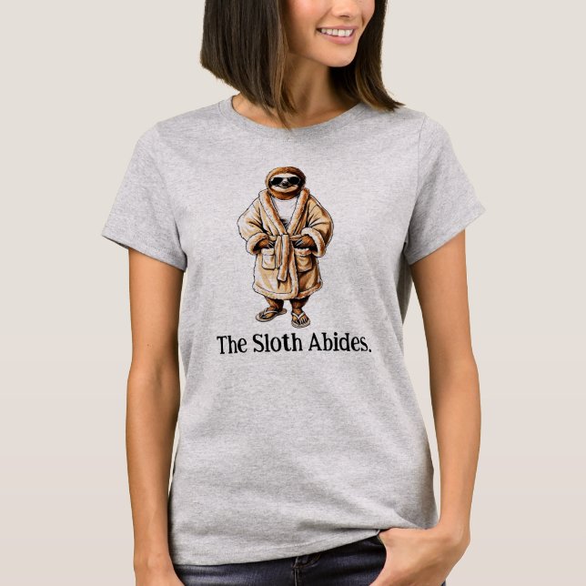 T-shirt Le Sloth Abides. Logiciel de refroidissement (Devant)