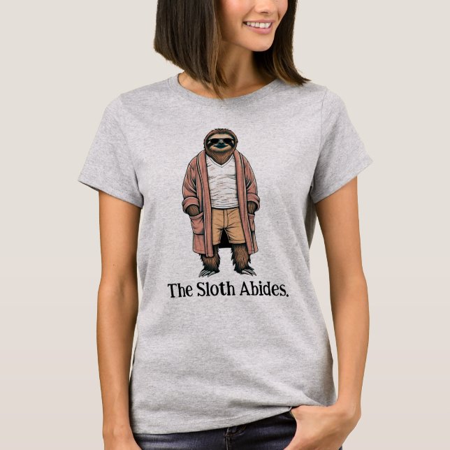 T-shirt Le Sloth Abides. Logiciel de refroidissement (Devant)