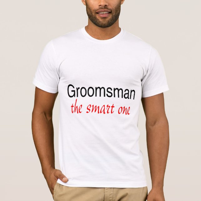 T-shirt Le Smart One (Groomsman) (Devant)