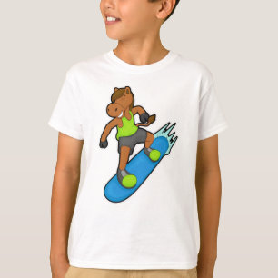 T-shirt Le snowboarder de Horse