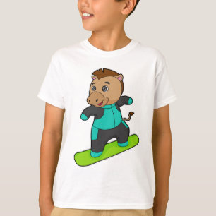 T-shirt Le snowboarder de Horse