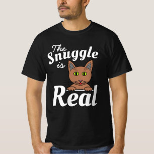T-shirt Le Snuggle est vraiment mignon Chat T