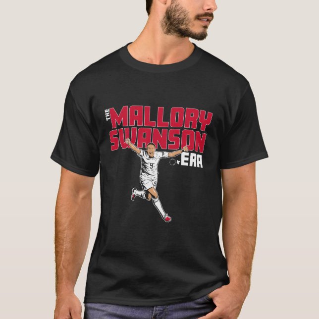 T-shirt Le Soccer De L'Époque Mallory Swanson Aux Etats-Un (Devant)