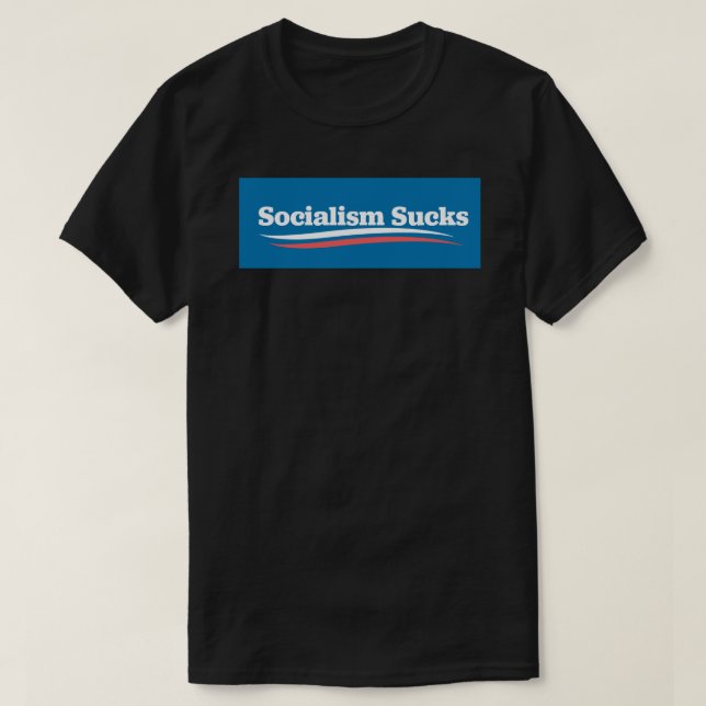 T-shirt Le socialisme bat le camp anti-communiste anti-soc (Design devant)