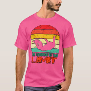 T-shirt Le sol est la limite Parachutisme