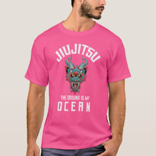 T-shirt Le Sol Est Mon Océan Jiu Jitsu Demon
