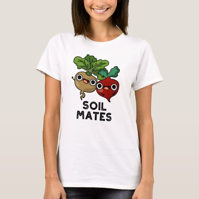 T-shirt Le sol Mates Funky Beet Root Pun (Devant)