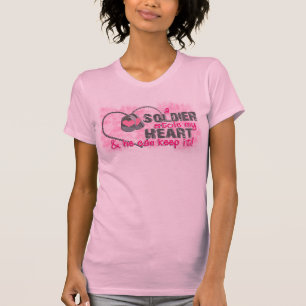 T-shirt Le soldat a volé mon coeur