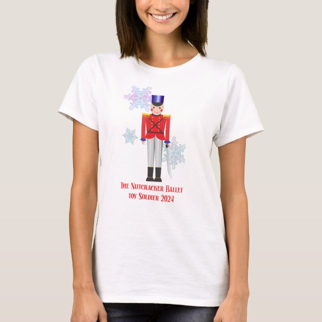 T-shirt Le soldat du jouet Nutcracker 2024 (Devant)