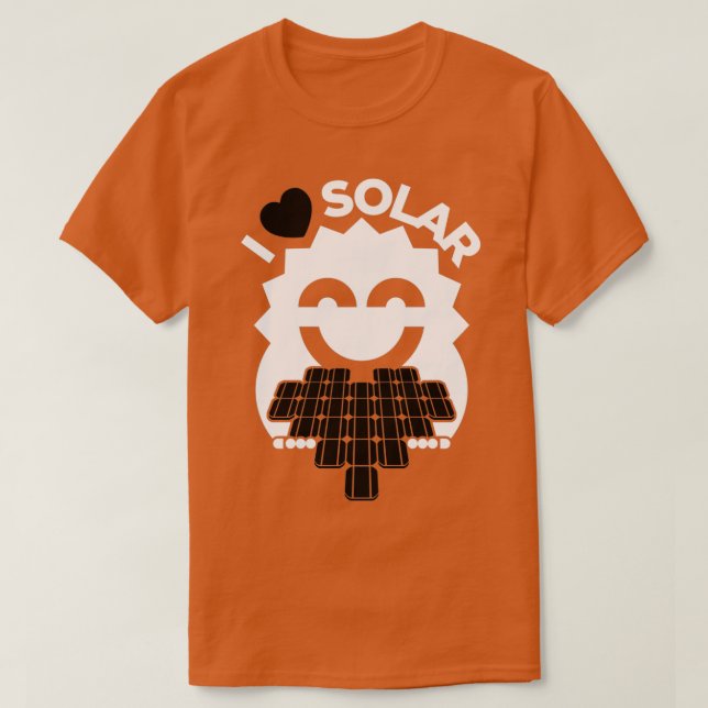 T-shirt Le Soleil aime le solaire (Design devant)