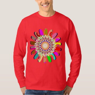 T-shirt Le SOLEIL CHAKRA de chemise de douille du raglan
