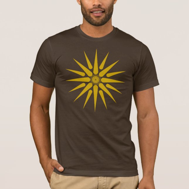T-SHIRT LE SOLEIL DE VERGINA (Devant)