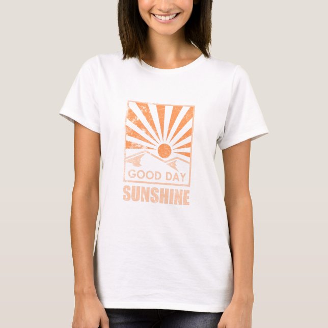T-shirt Le soleil du jour (Devant)