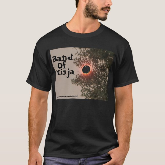 T-shirt le soleil noir (fève) (Devant)