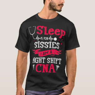 T-shirt Le sommeil est pour les mauviettes Je suis un infi