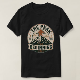 T-shirt Le Sommet N'est Que Le Commencement Montagne Vinta