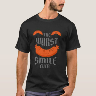 T-shirt Le sourire des wurst toujours saucisson des wurst 