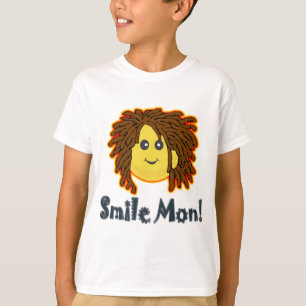 T-shirt Le sourire lundi Rasta font face aux boulons Nuts