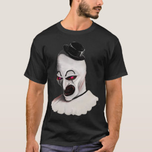 T-shirt Le sourire maléfique d'Art le clown dans l'horreur