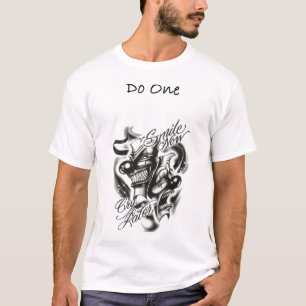 T-shirt Le sourire pleurent maintenant plus tard